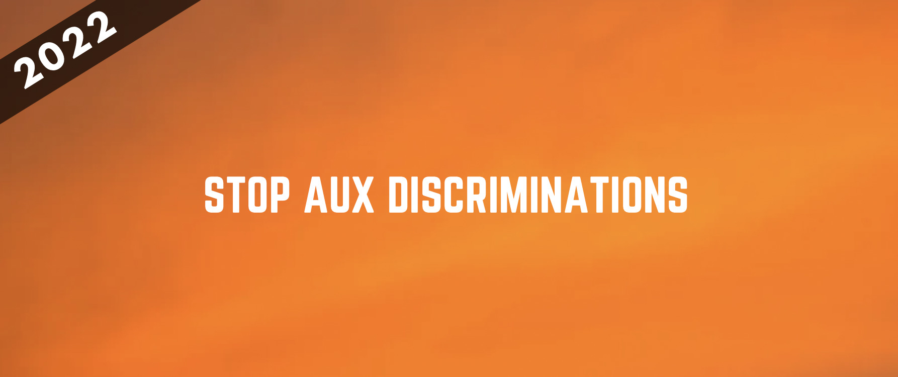 Stop aux discriminations